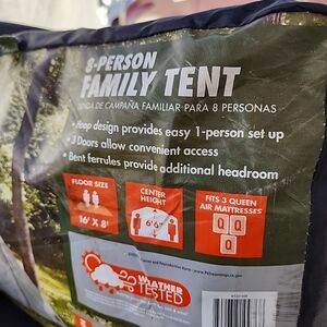 Ozark Trail 8-Person Clip & Camp Dome Family Tent, 16' x 8' x 78", 23.81 lbs